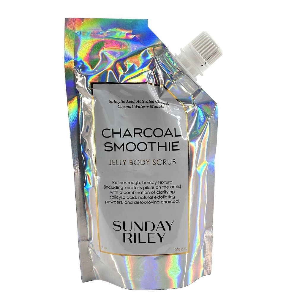 Sunday Riley Charcoal Smoothie Jelly Body Scrub 7oz / 200g New